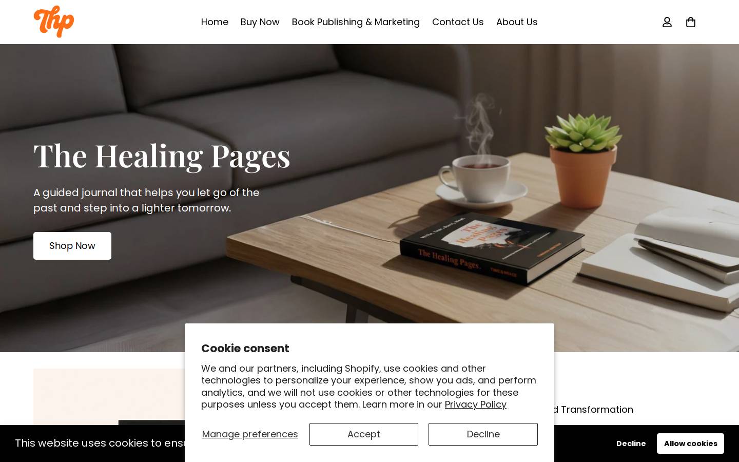 thpages.com homepage screenshot