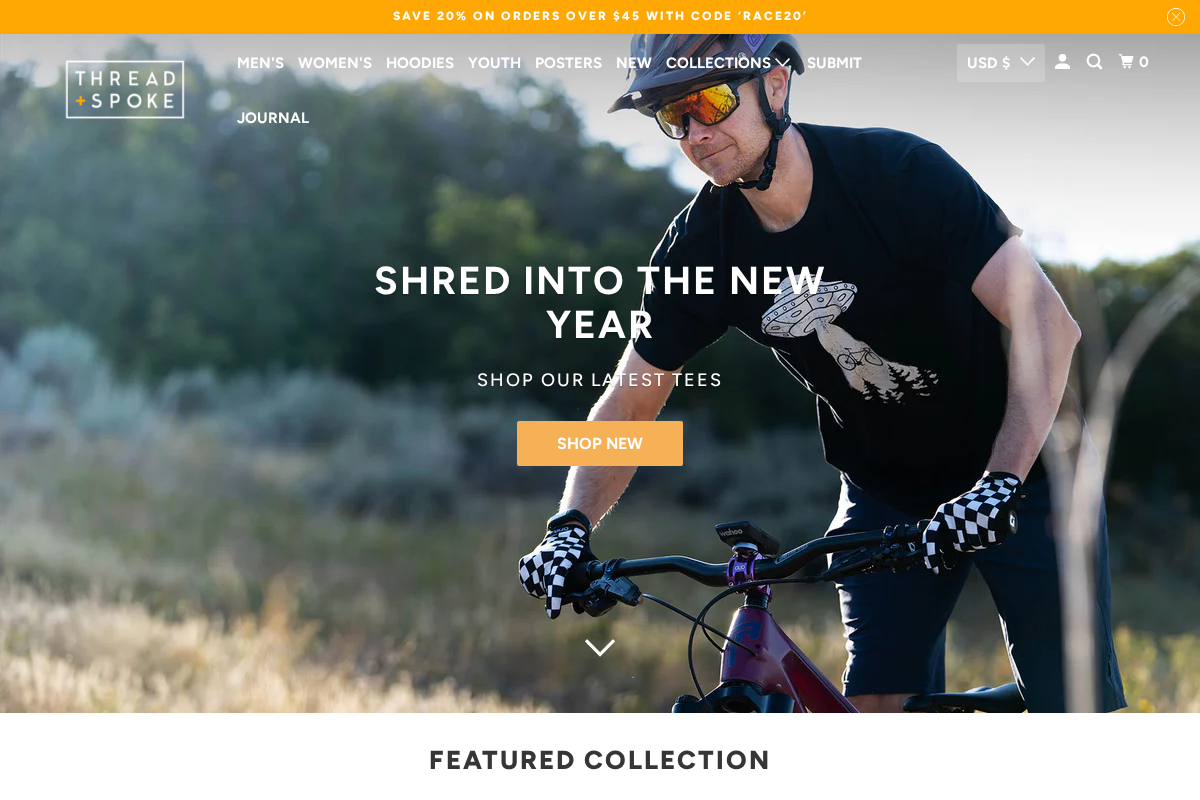 threadandspoke.com homepage screenshot