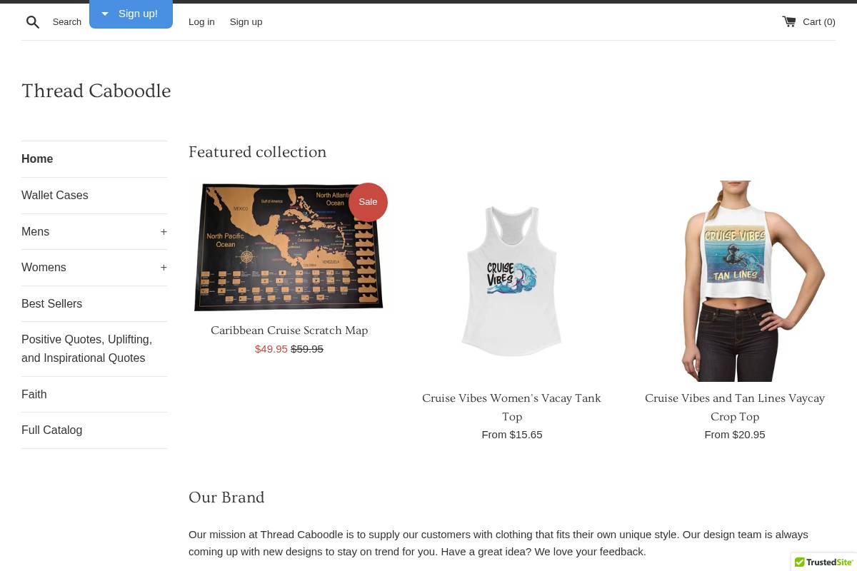 threadcaboodle.com homepage screenshot