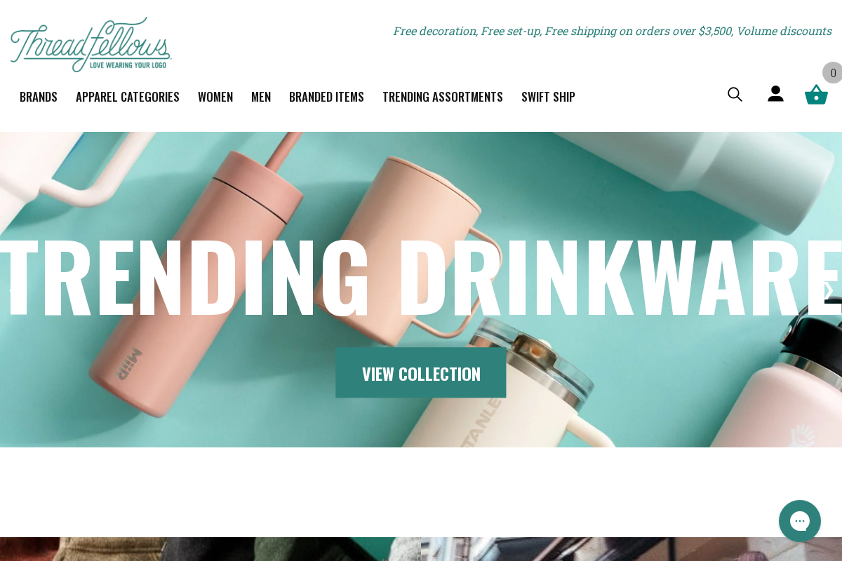 threadfellows.com homepage screenshot