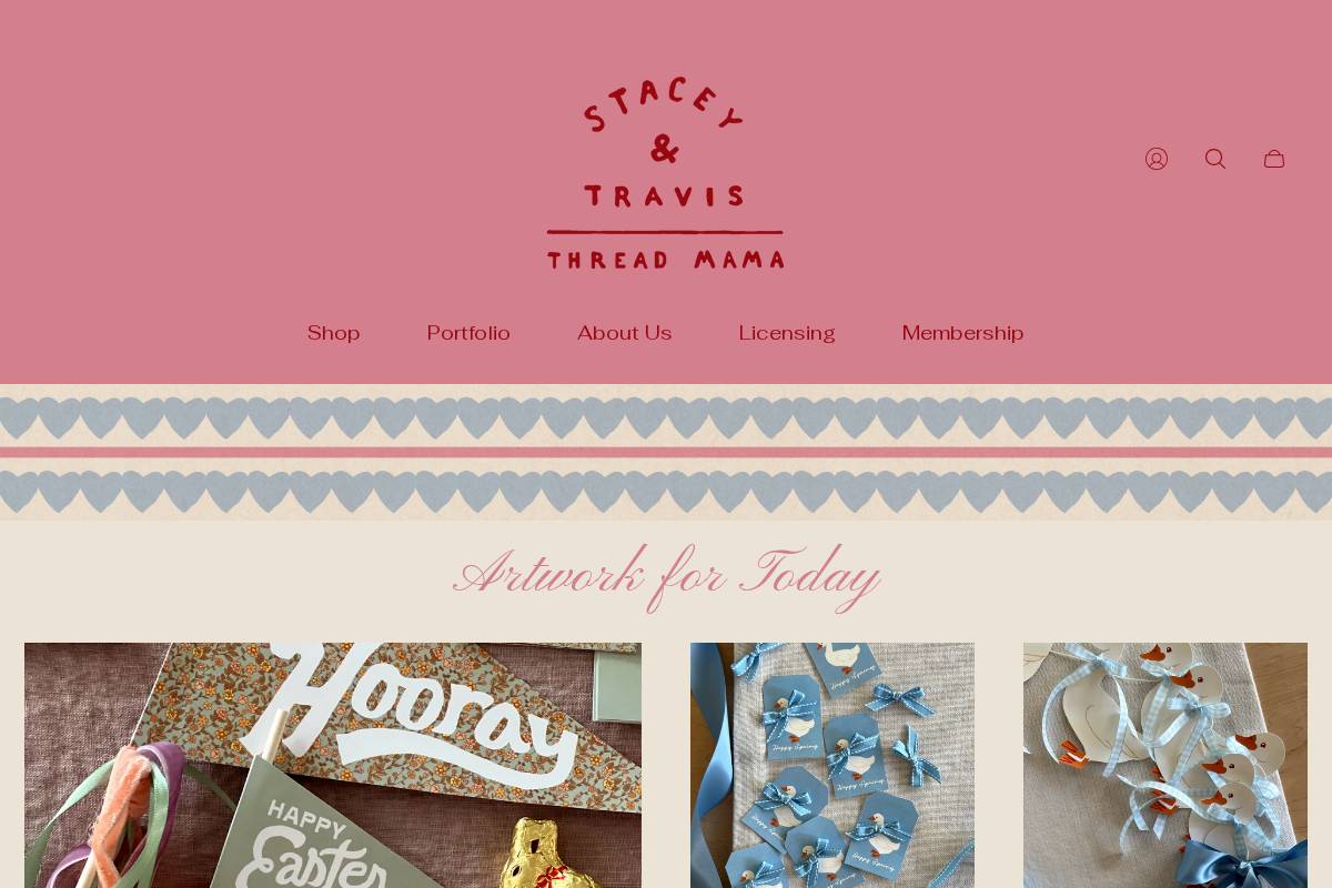 Thread Mama homepage screenshot