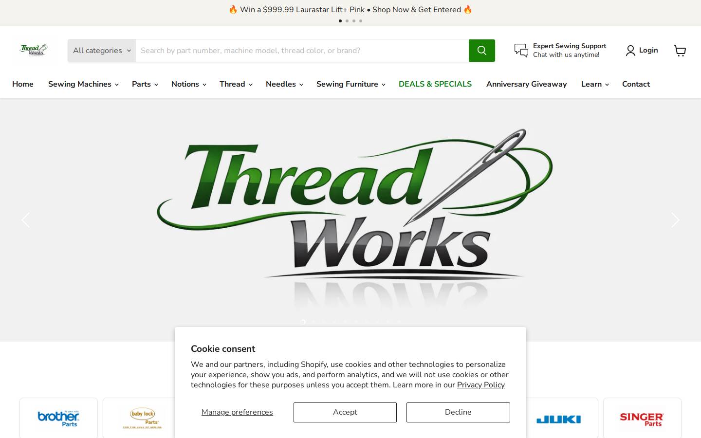 threadworks.com homepage screenshot