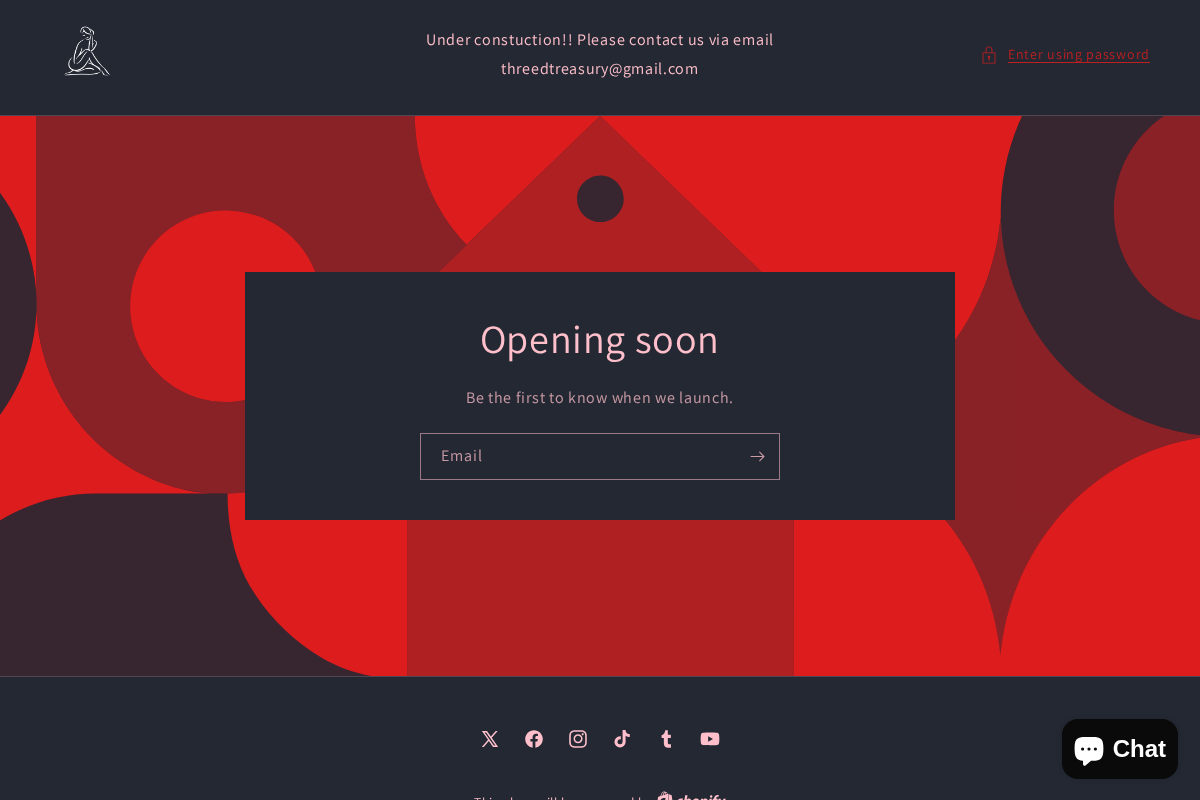 threedtreasury-nsfw-resin-miniatures.com homepage screenshot