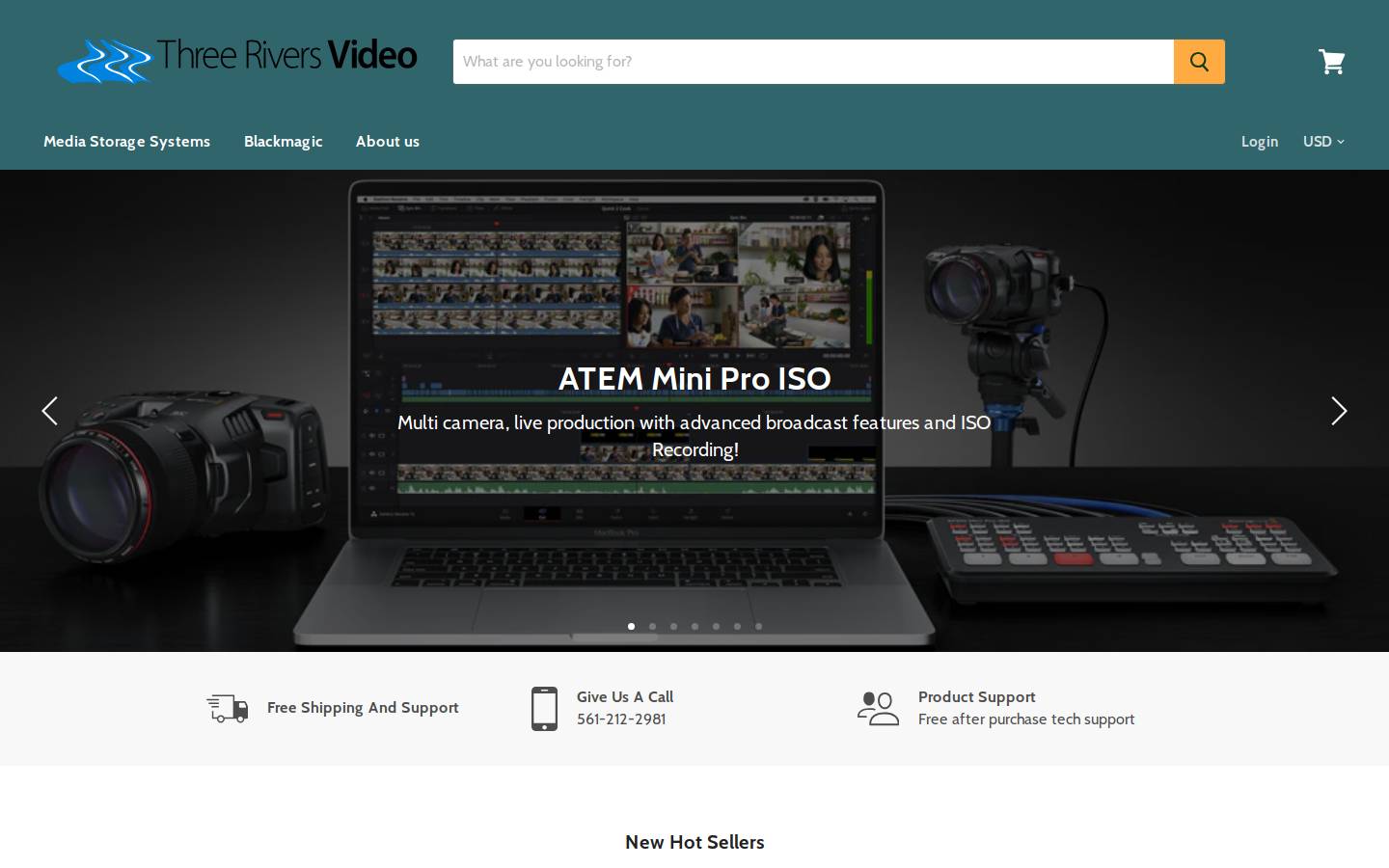 threeriversvideo.com homepage screenshot