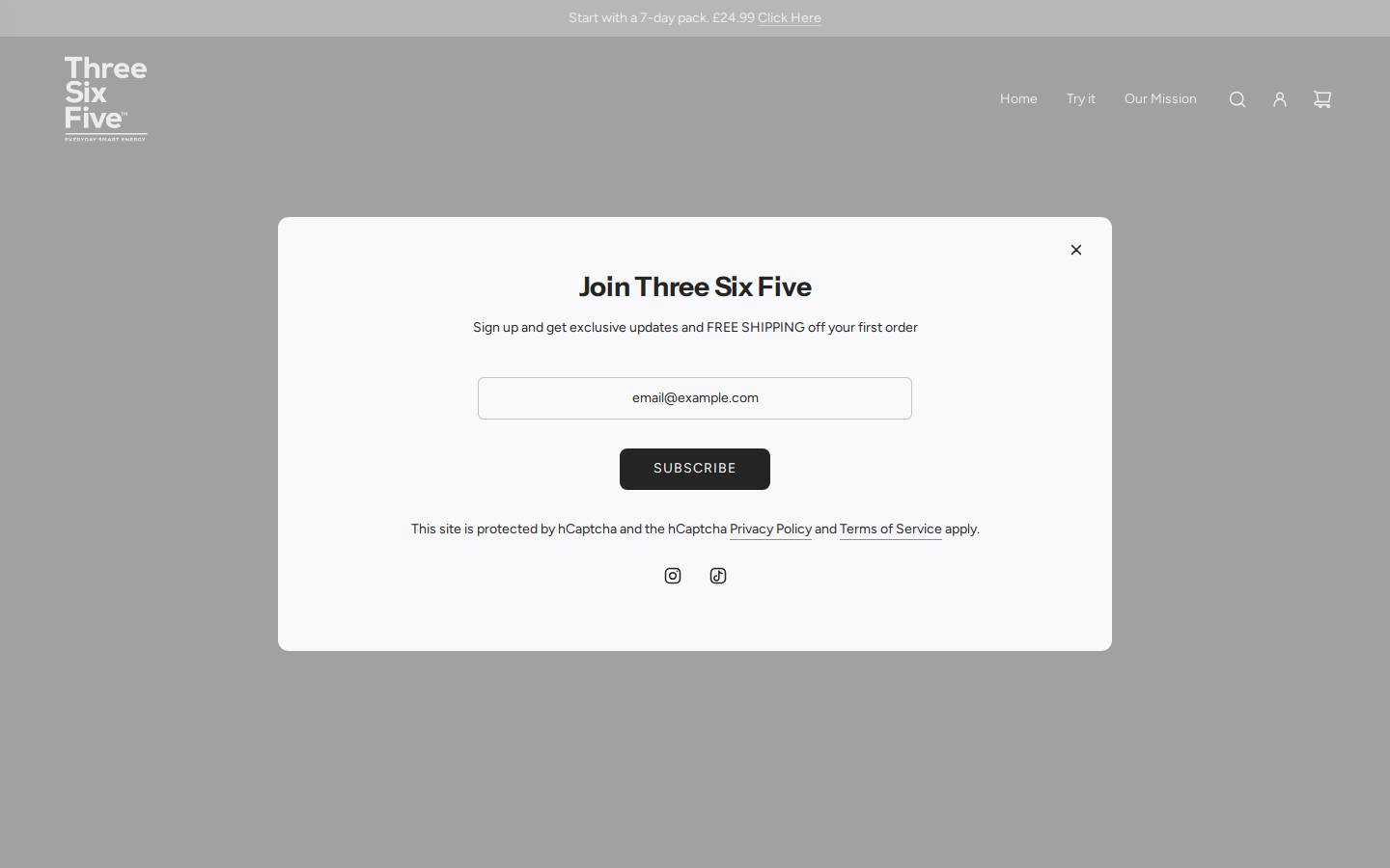 threesix-five.com homepage screenshot