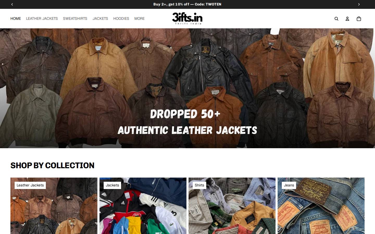 thrifts.in homepage screenshot