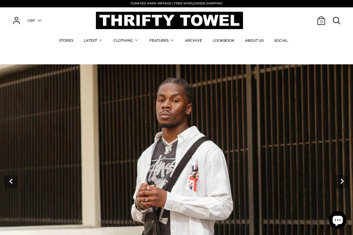 thriftytowel.com homepage screenshot
