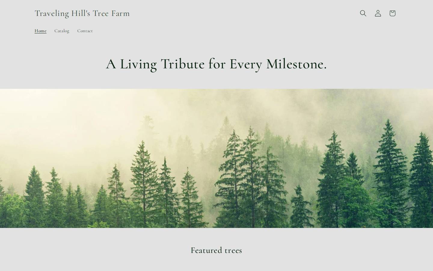 thtreefarm.com homepage screenshot