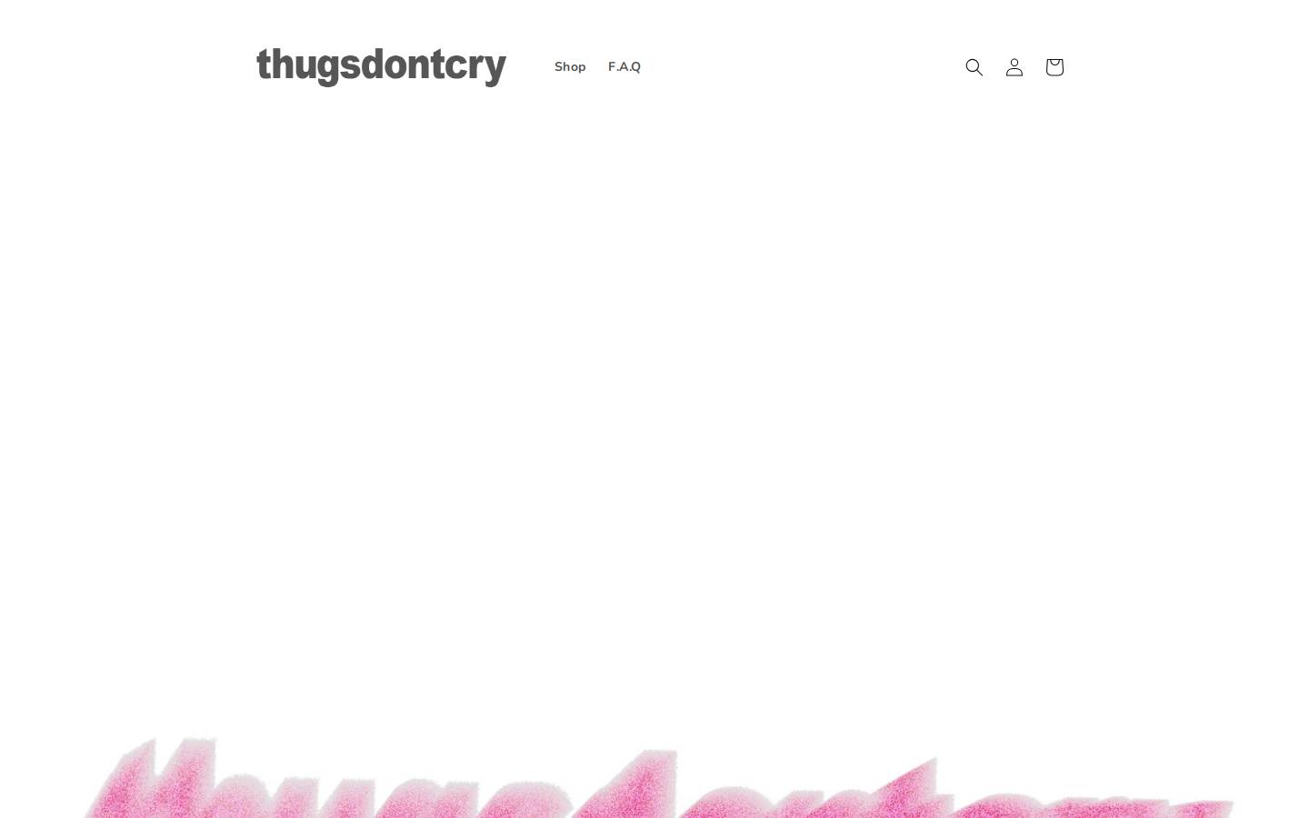 thugsdontcry.com homepage screenshot
