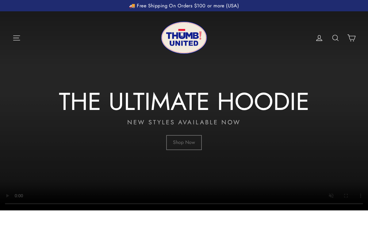 Thumbunited homepage screenshot