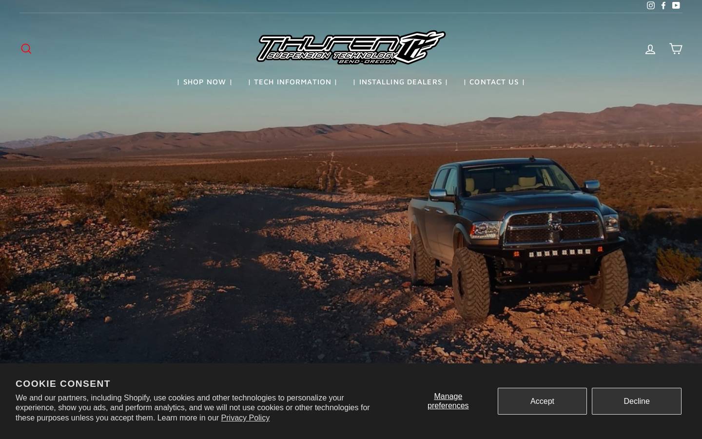 thurenfabrication.com homepage screenshot
