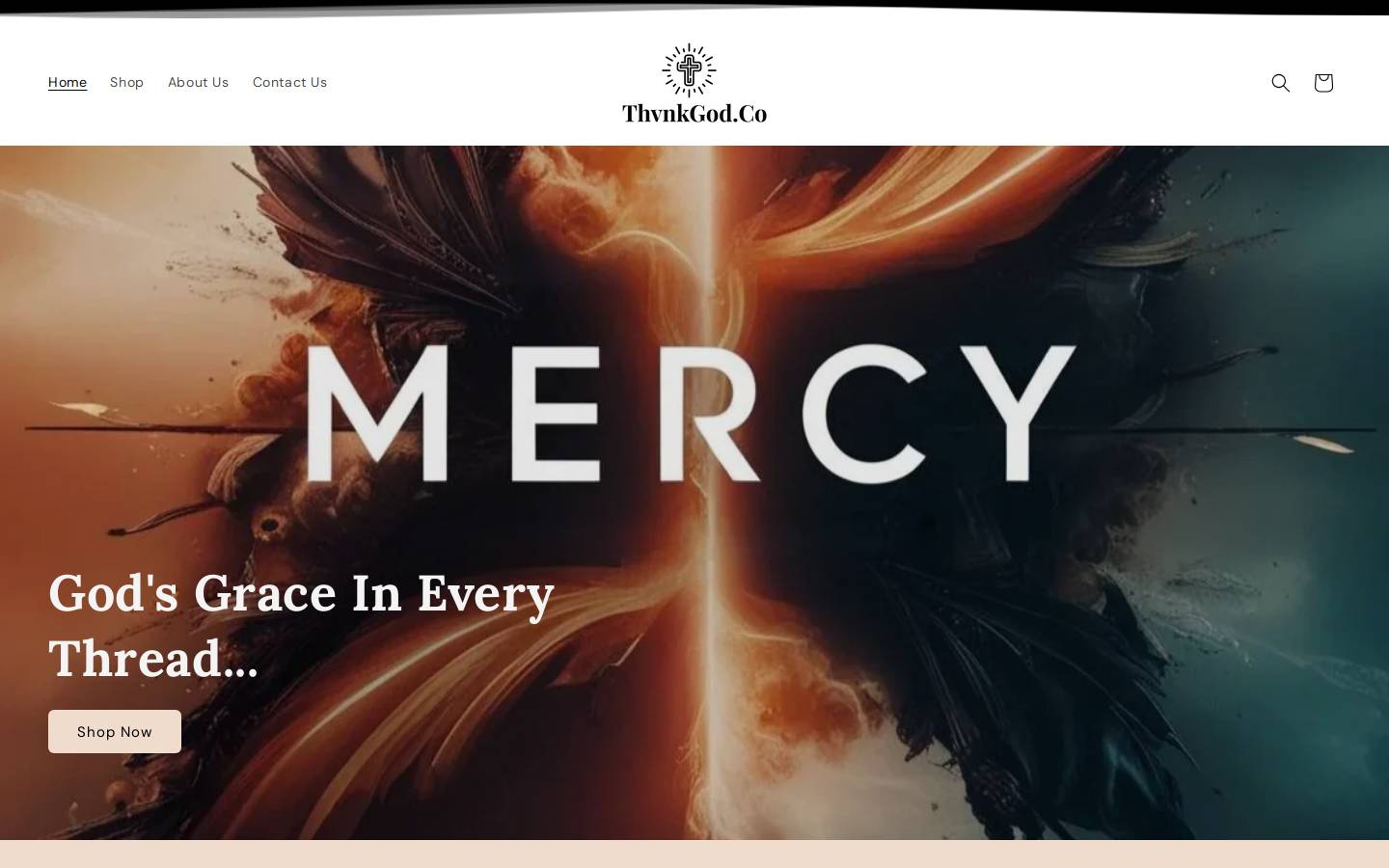 thvnkgod.co homepage screenshot