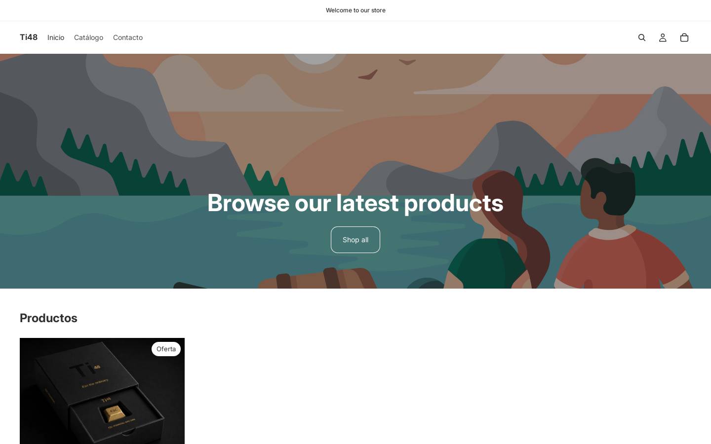 ti48.shop homepage screenshot