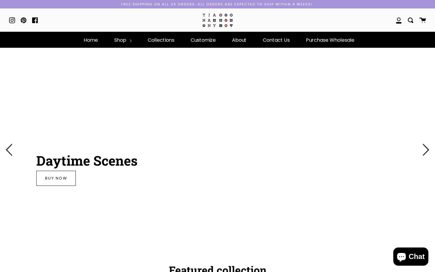 tianany.com homepage screenshot