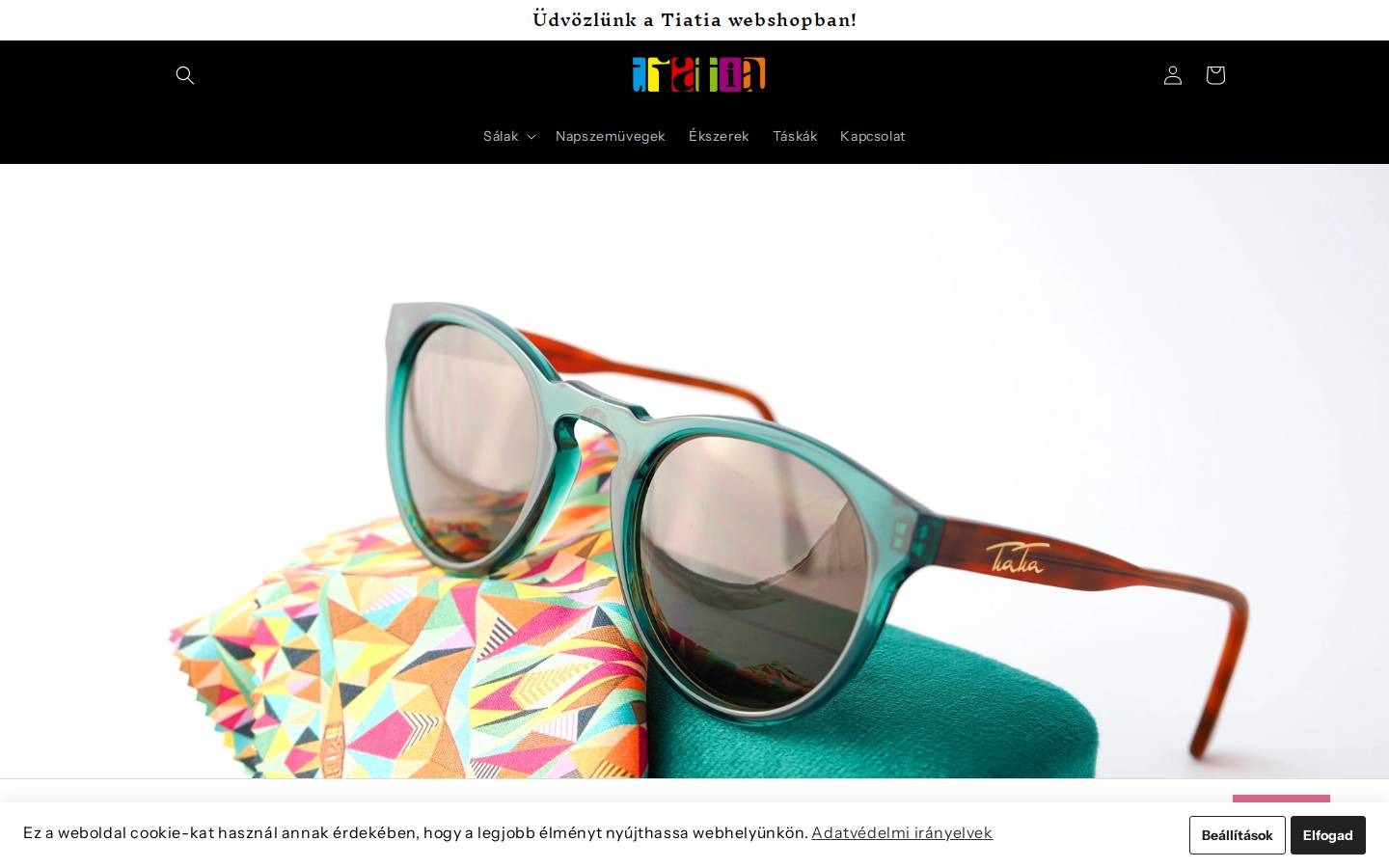 tiatia.hu homepage screenshot