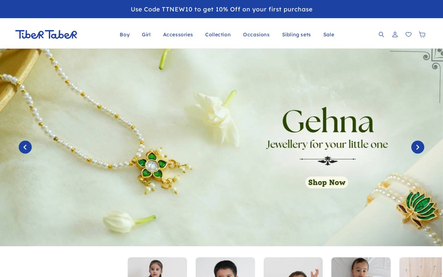 tibertaber.com homepage screenshot