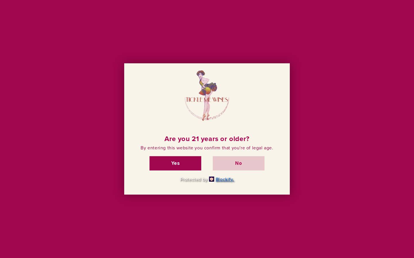 ticklemewines.com homepage screenshot