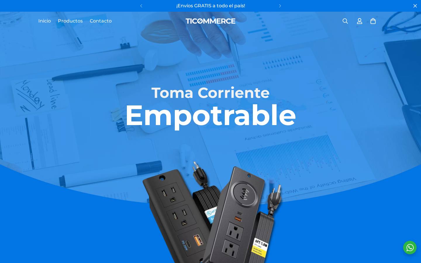 ticommerce.co homepage screenshot