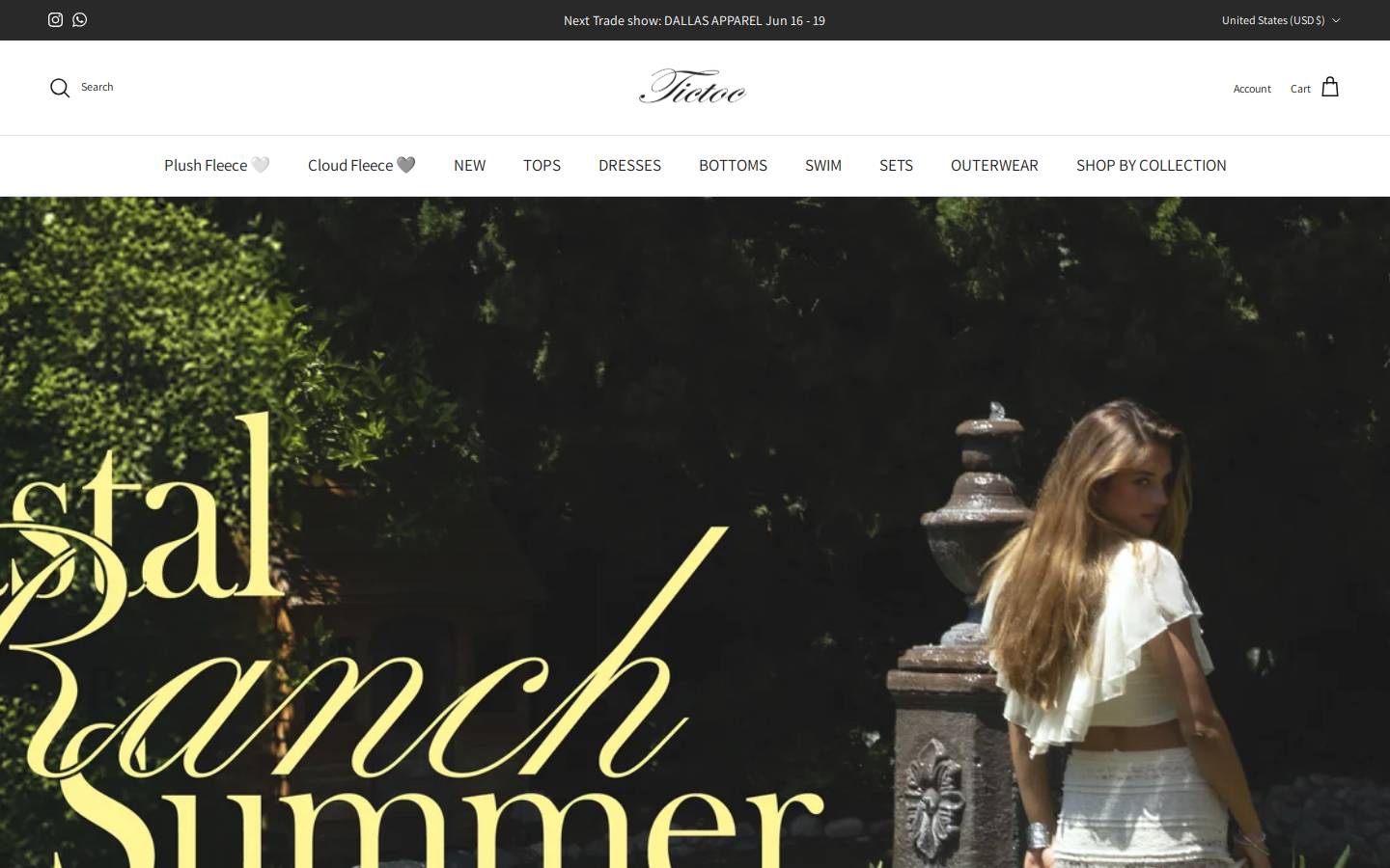 tictocla.com homepage screenshot
