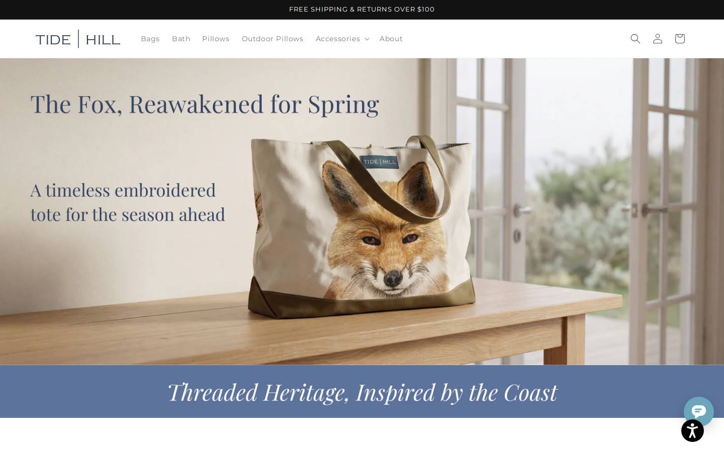 tidehill.com homepage screenshot