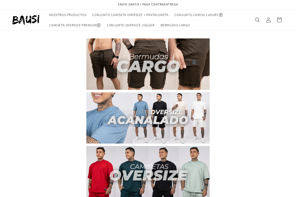 BAUSI MODA homepage screenshot