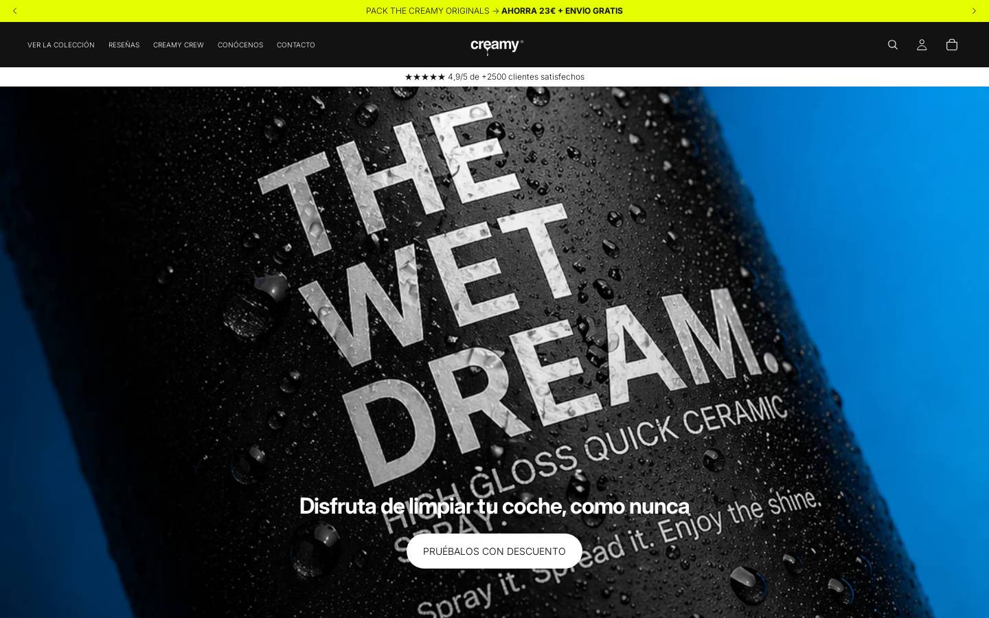 tiendadetailing.es homepage screenshot