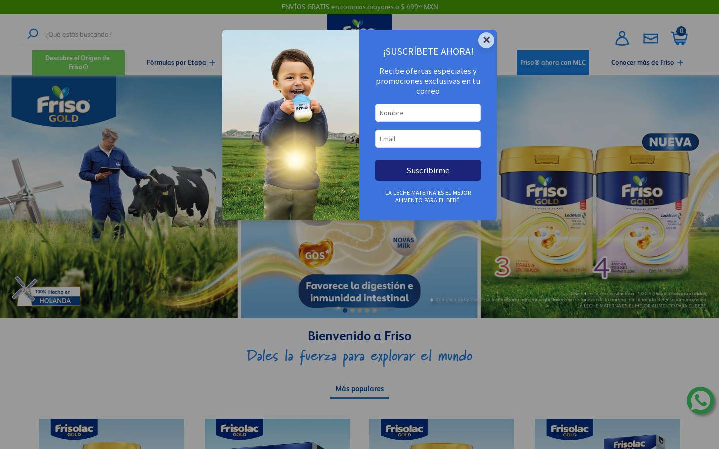 tiendafriso.com.mx homepage screenshot