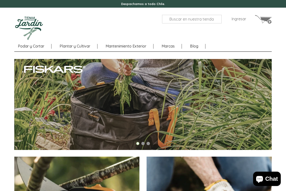 Tienda Jardin homepage screenshot