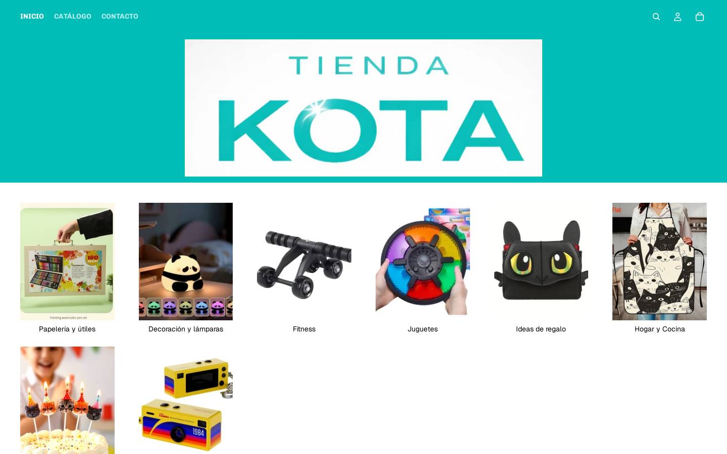 tiendakota.com homepage screenshot