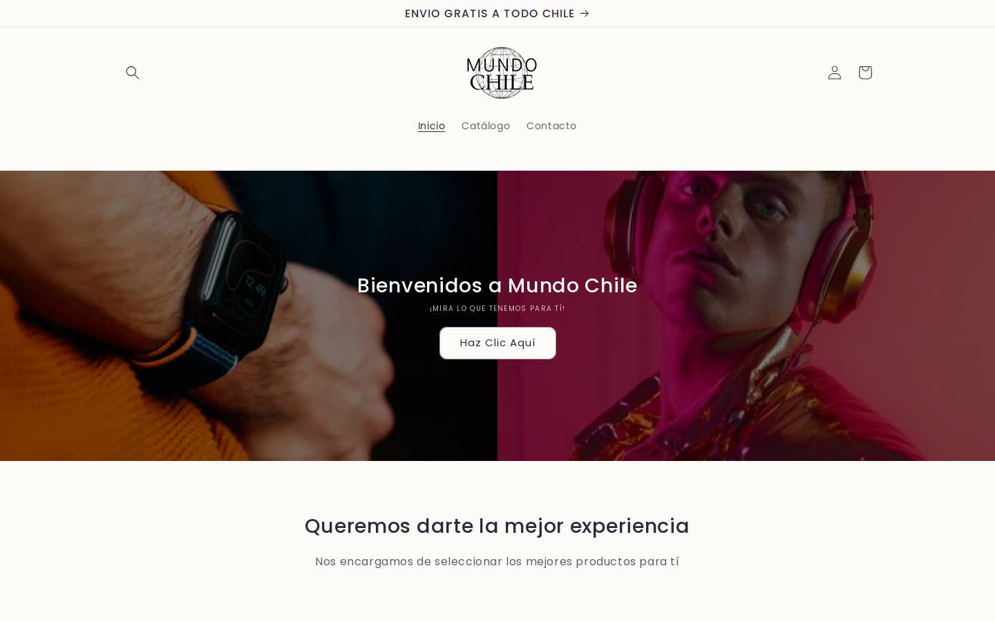 tiendamundochile.com homepage screenshot