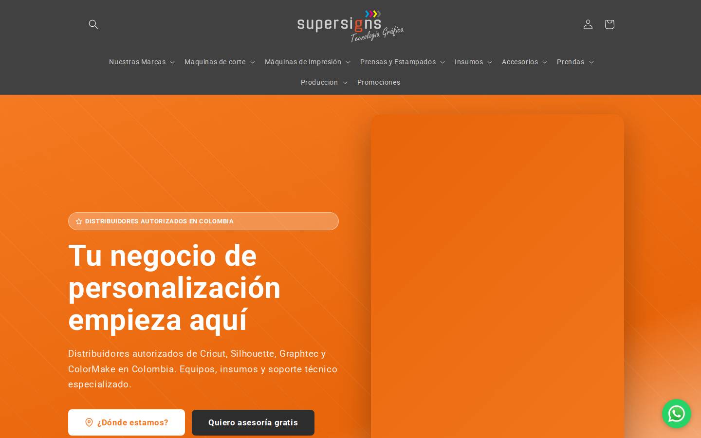 tiendasuper.co homepage screenshot