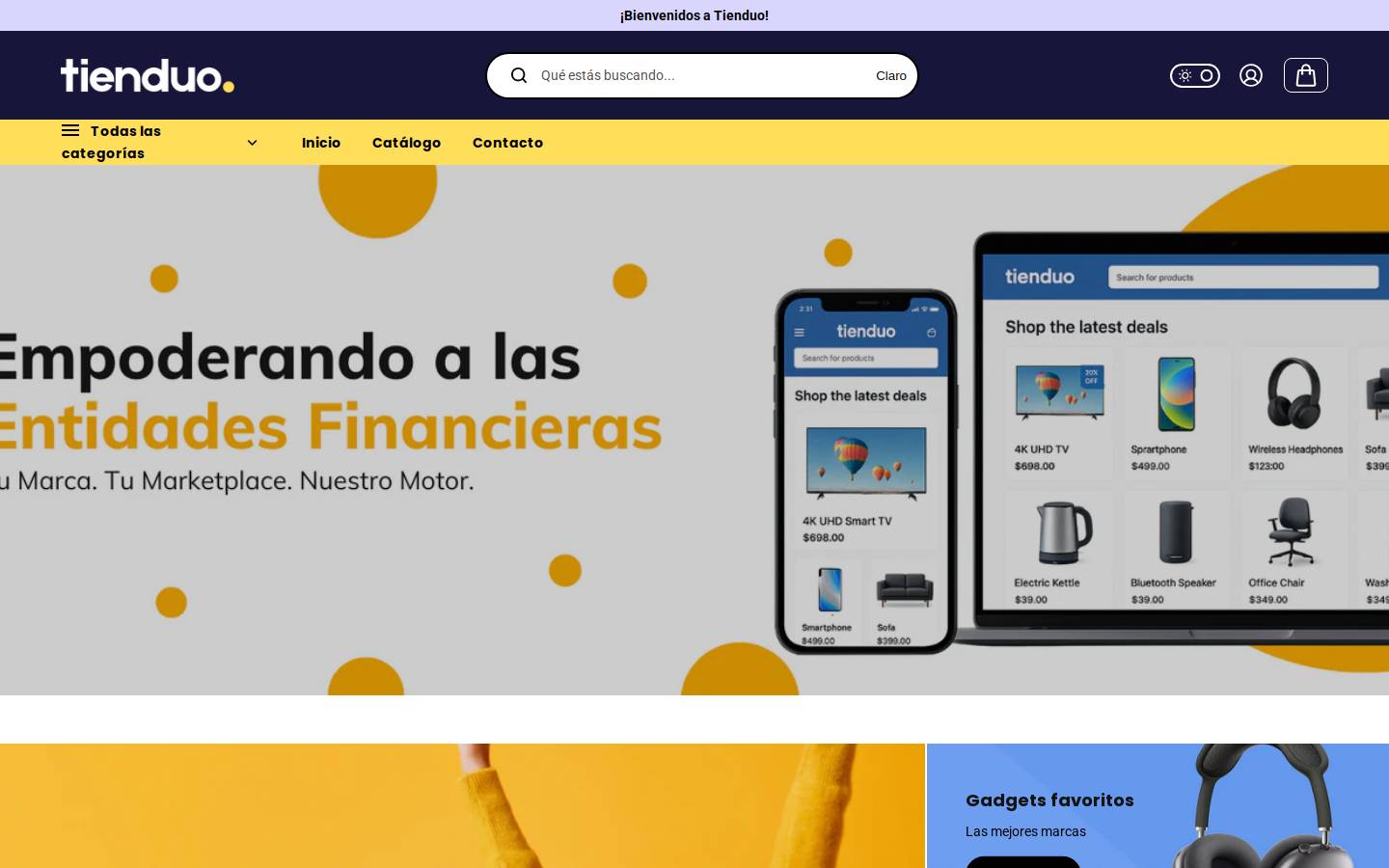 tienduo.com homepage screenshot