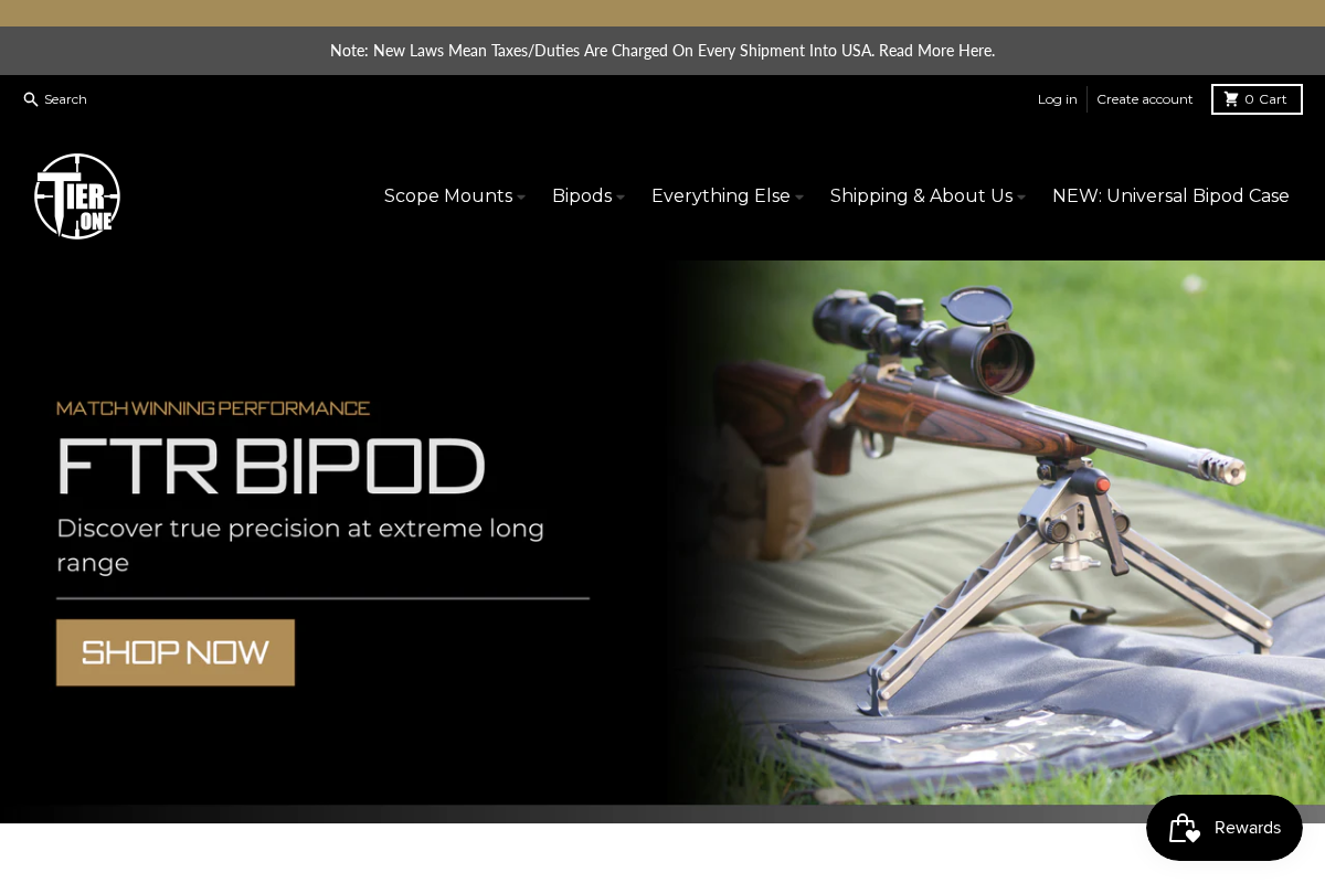 TierOneUSA homepage screenshot