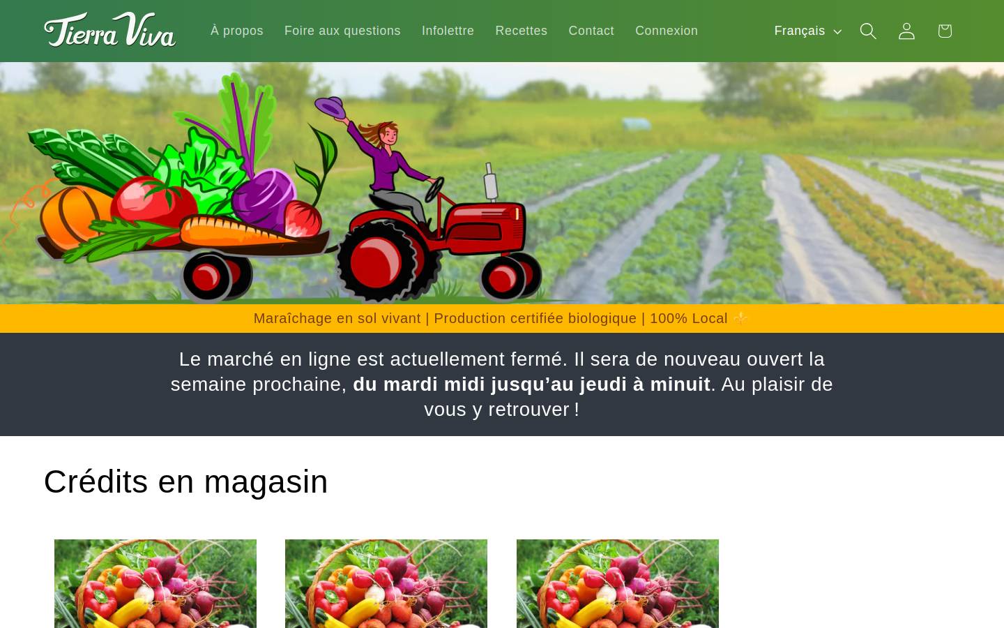 tierraviva.ca homepage screenshot