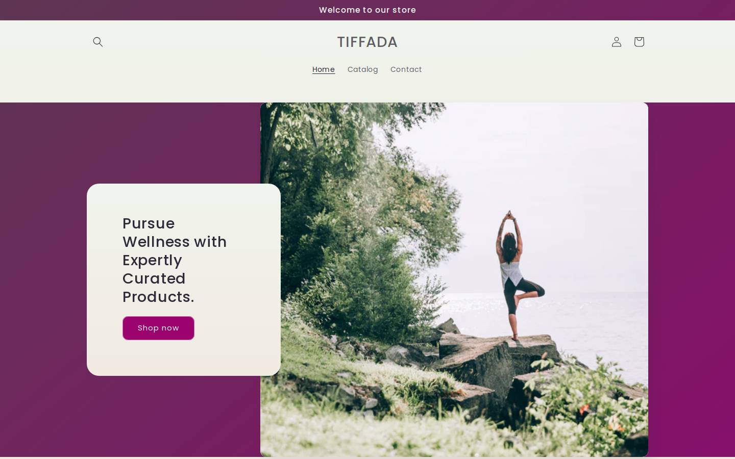 tiffada.com homepage screenshot