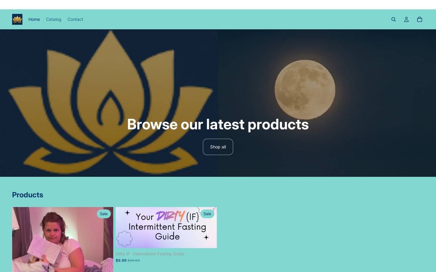 tiffanylegg.com homepage screenshot