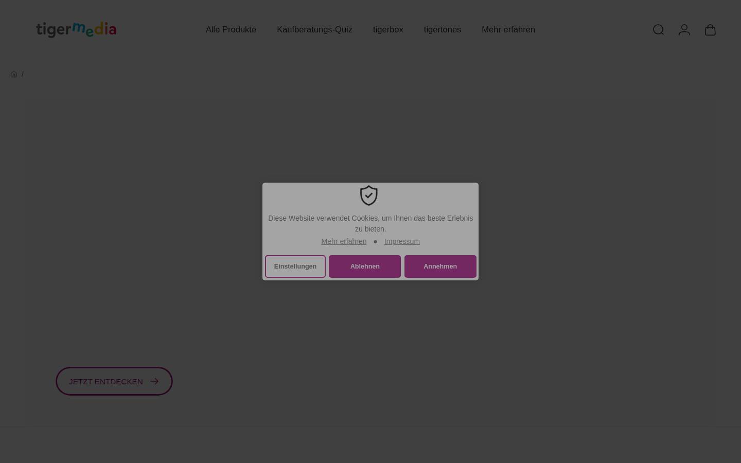 Tiger Media Deutschland GmbH homepage screenshot