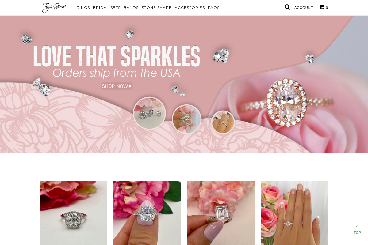 Tiger Gems - Handmade Conflict Free Silver Jewelry. homepage screenshot