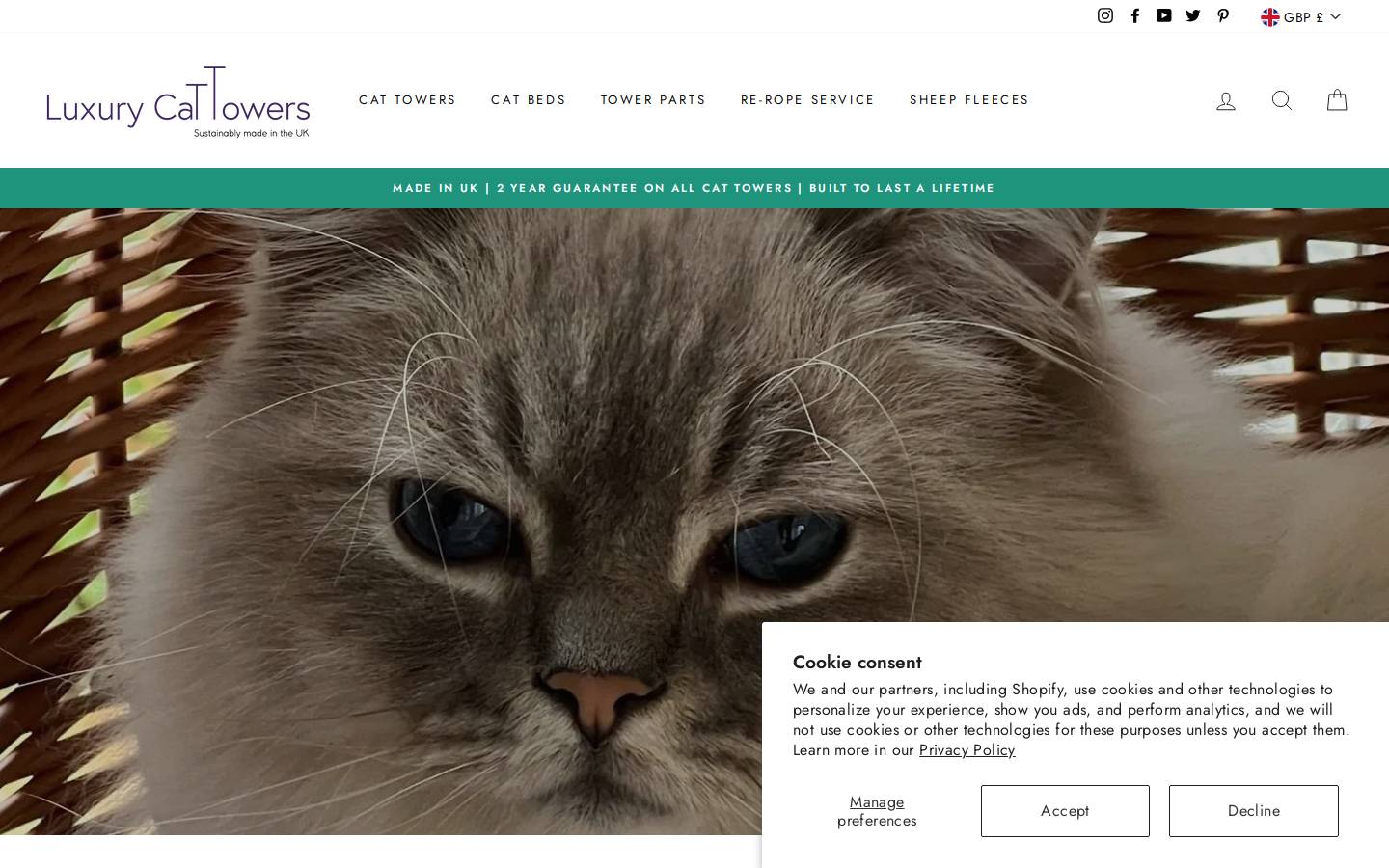 Tiggatowers homepage screenshot