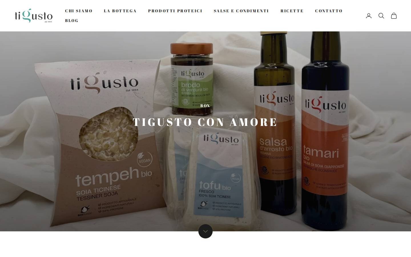 tigusto.ch homepage screenshot