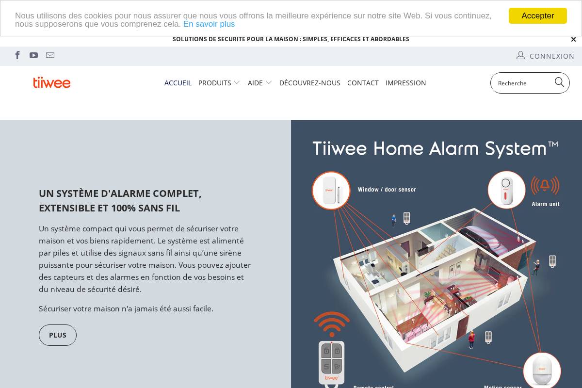 tiiwee.fr homepage screenshot