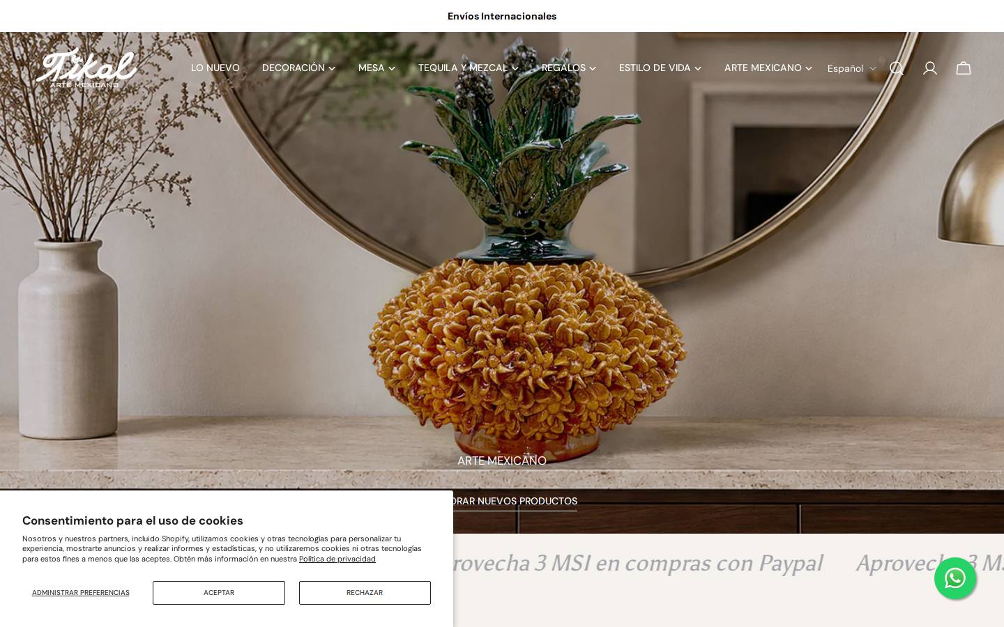 tikal.com.mx homepage screenshot