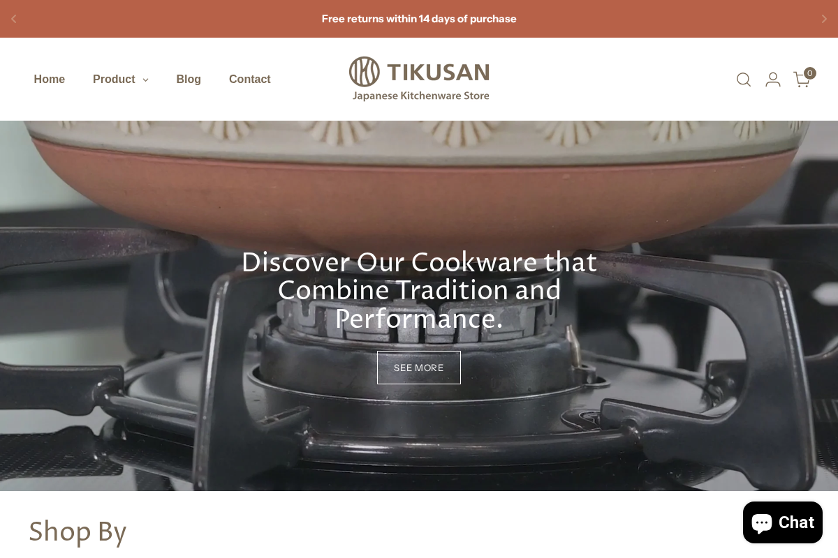 Tikusan Japan Store homepage screenshot