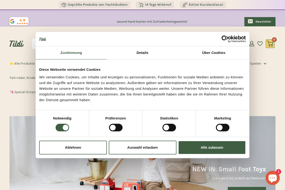 tildi.com homepage screenshot