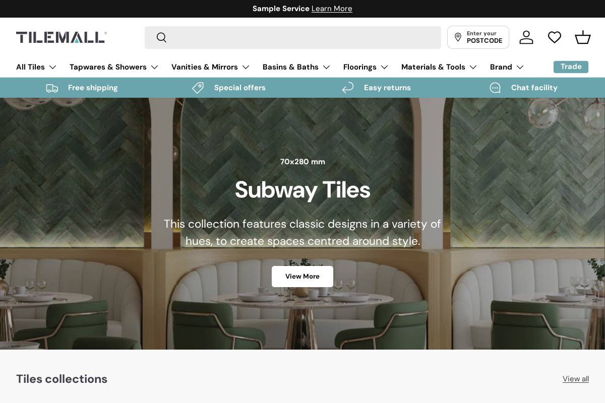 Tilemall Pty Ltd homepage screenshot