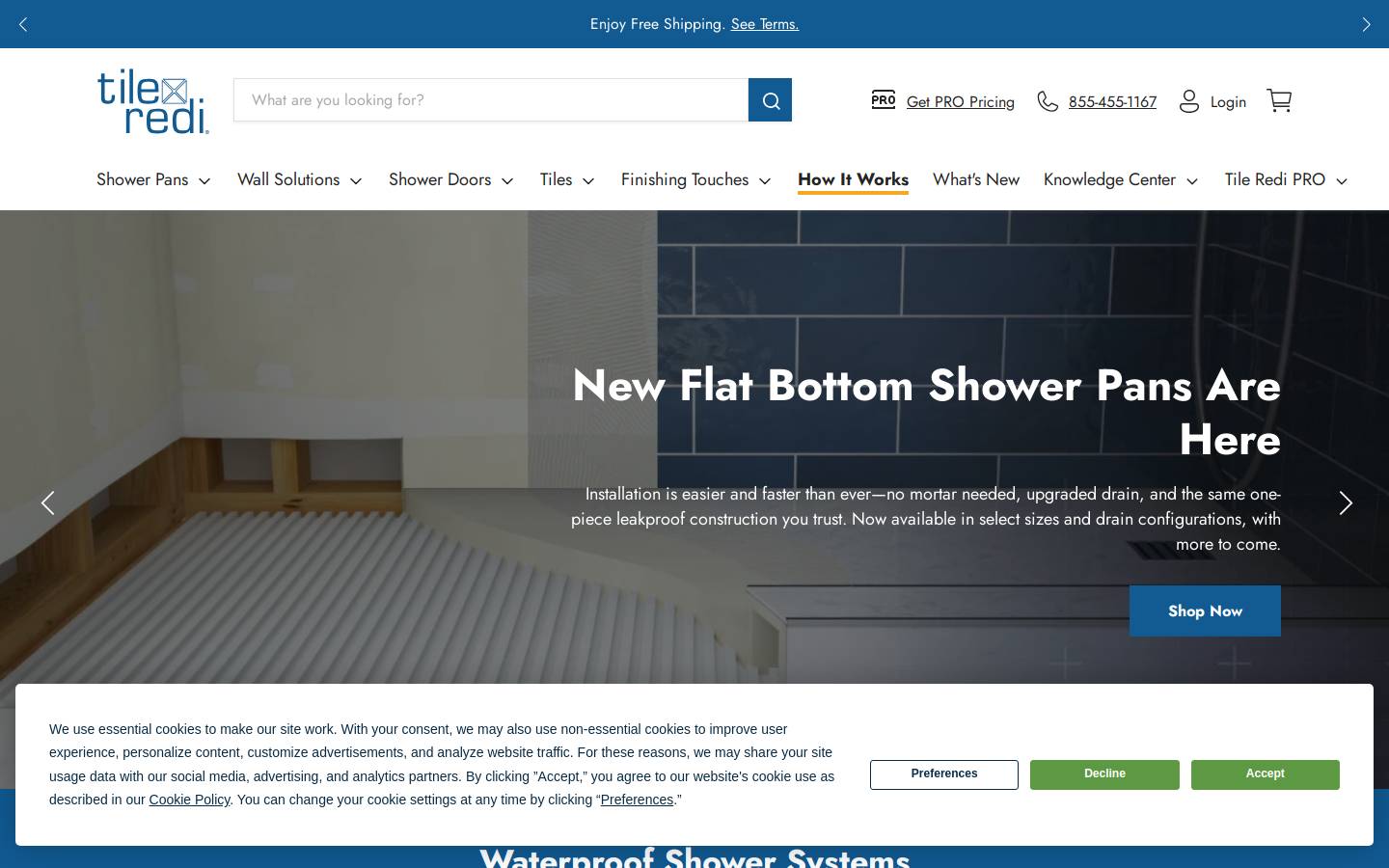 tileredi.com homepage screenshot