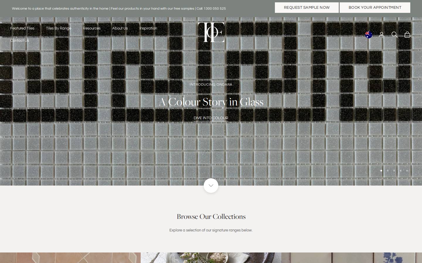 tilesofezra.com homepage screenshot