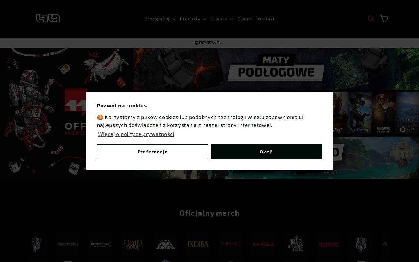 Tilt homepage screenshot