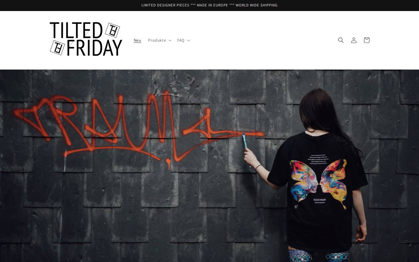 tiltedfriday.de homepage screenshot