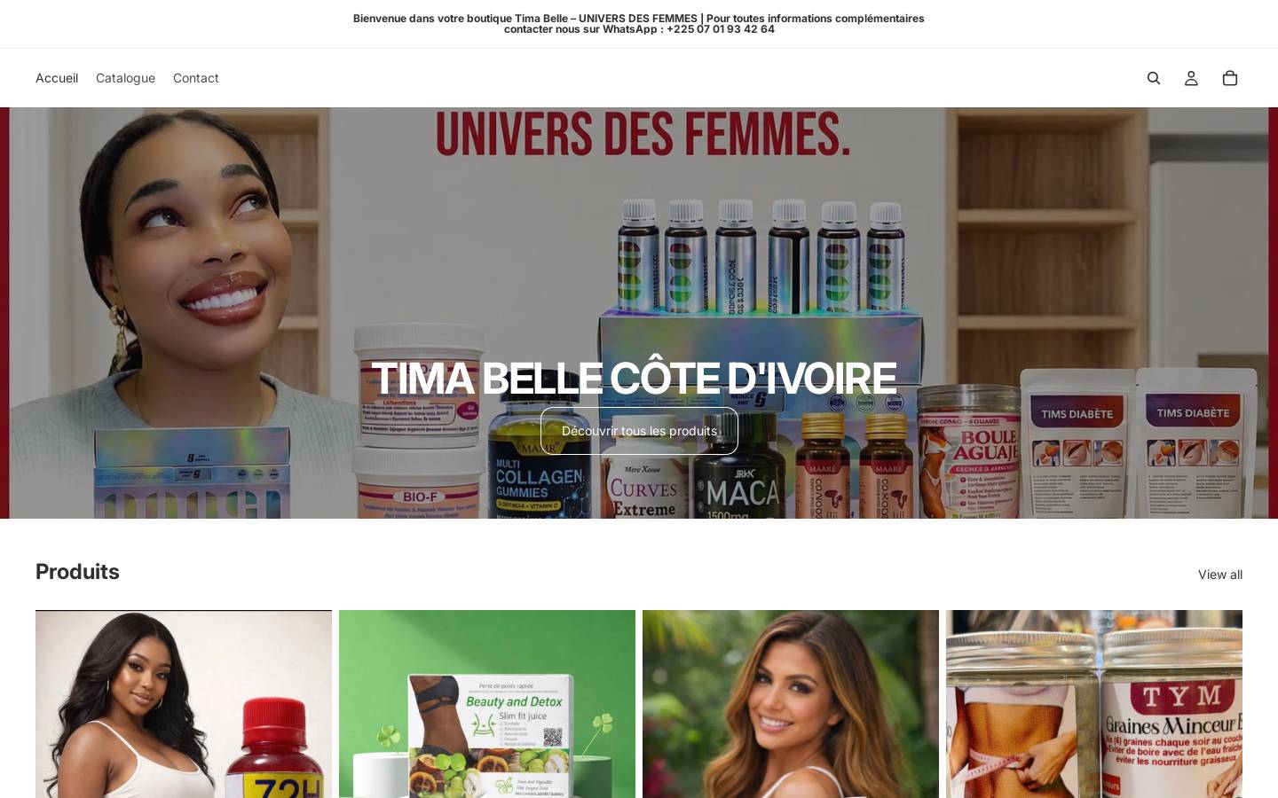 timabelleci.shop homepage screenshot